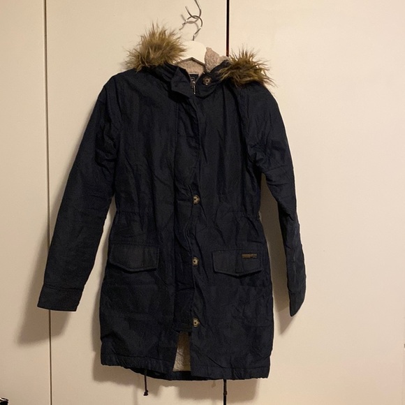 Abercrombie and Fitch navy jacket. Size Xxs - Picture 5 of 12